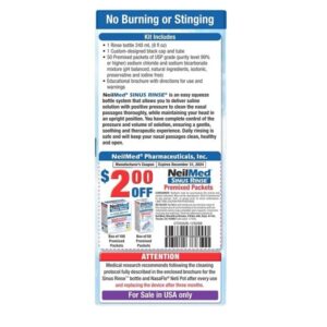 Neilmed Sinus Rinse Neilmed Premixed 50 Sachets - Image 4