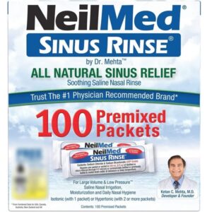 Neilmed Sinus Rinse Premixed Packets, 100 Packets - Image 1