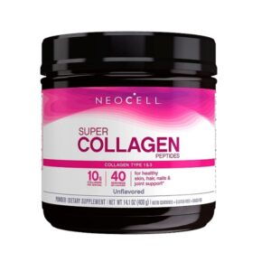 NeoCell Super Collagen Peptides Unflavored Powder Dietary Supplement, 400g - Image 1