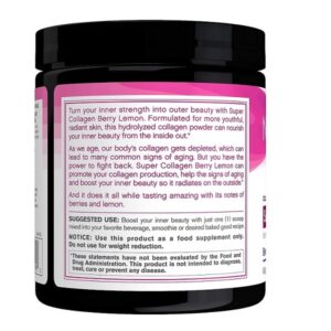 NeoCell Super Collagen Powder, 6,600mg Types 1 & 3 Grass-Fed Collagen, Gluten Free, Berry Lemon Flavor, 6.7 Ounces - Image 8