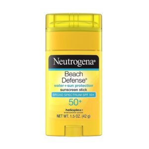 Neutrogena Beach Defense Sunscreen Stick Broad Spectrum SPF 50+, 1.5 Oz - Image 2