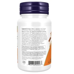 Now Foods Probiotic-10, 25 Billion - Pack of 50 Capsule - Image 3