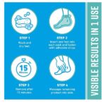 O'Keeffe's Healthy Feet Intensive Moisturizing Foot Mask, One Pair Single-Use Socks, (Pack of 2) - Image 5