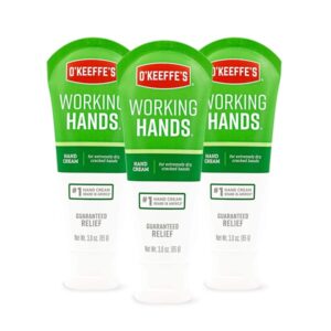 O'Keeffe's K0290004-3 Working Hands Hand Cream Tube (3 Pack), 3 oz - Image 1