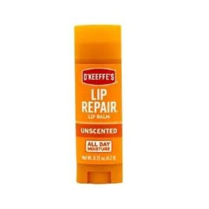 O'Keeffe's Unscented Lip Repair Lip Balm for Dry, Cracked Lips, Stick - Image 1