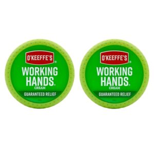 O'Keeffe's Working Hands Hand Cream, 3.4 Ounce Jar, (Pack of 2) - Image 1