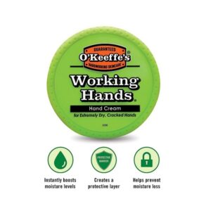 O'Keeffe's Working Hands Hand Cream, 3.4 oz., Jar, (Pack of 4) - Image 9