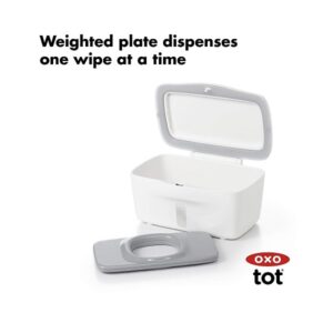 OXO Tot Perfect Pull Wipes Dispenser, Gray - Image 3