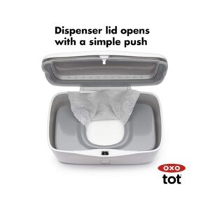 OXO Tot Perfect Pull Wipes Dispenser, Gray - Image 4