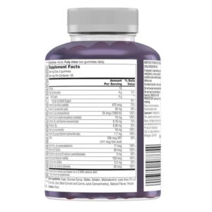 One A Day Men’s 50+ Gummies, Advanced Multivitamin For Men with Brain Support and Immunity Support, Vitamins For Men with Super 8 B Vitamin Complex, 110 Count - Image 2