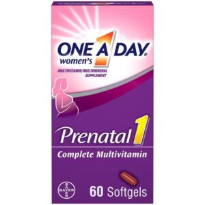 One A Day Prenatal 1 with DHA & Folic Acid, Softgels 60 ea - Image 1