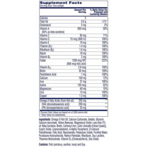 One A Day Prenatal 1 with DHA & Folic Acid, Softgels 60 ea - Image 3