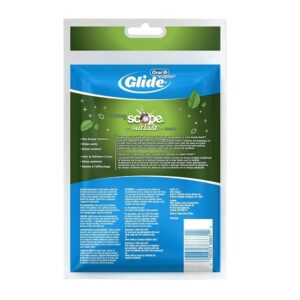 Oral B Glide Floss Picks Plus Scope Outlast - Long Lasting Mint - 75 ct - Image 2
