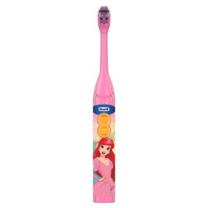 Oral-B Kid's Battery Toothbrush Featuring Disney's Little Mermaid, Soft Bristles, for Kids 3+ - Image 4
