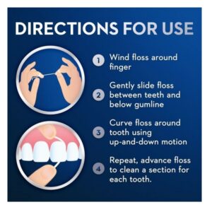 Oral B Mint Pre-Cut Strands Super Floss, 50 Count - Image 4