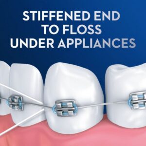 Oral B Super Floss Pre-Cut Strands, Mint, 50 Count, Twin Pack - Image 3