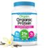 Orgain Plant Based Protein Powder vanilla bean 2.74lb organic vegan protein with prebiotic fiber support