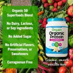 Orgain Organic Plant Based Protein Powder, Vegan, Non-GMO, Gluten Free, 1 Count, Packaging May Vary (Vanilla Bean, 2.74 Pound) - Image 4