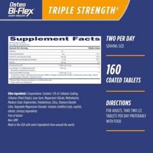 Osteo Bi-Flex Glucosamine Chondroitin MSM With Joint Shield, Twin Pack, 80 ct each - Image 2