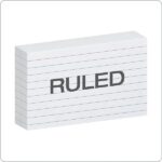 Oxford 3 X 5 Inches Ruled Index Card, 300 Count, White (10013) - Image 2