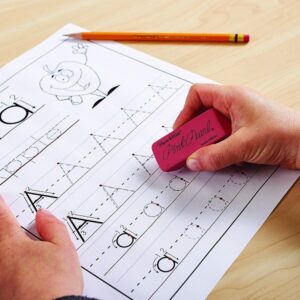 PAPERMATE Paper Mate Pink Pearl Erasers, Large, 12-Count - Image 2