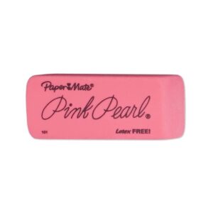 PAPERMATE Paper Mate Pink Pearl Erasers, Large, 12-Count - Image 3