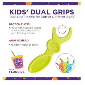 Plackers Kids Dental Floss Picks, 75 Count - Image 2