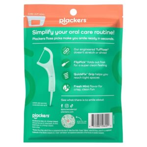 Plackers Micro Mint Dental Flossers, 90 Count (Pack of 3) - Image 2