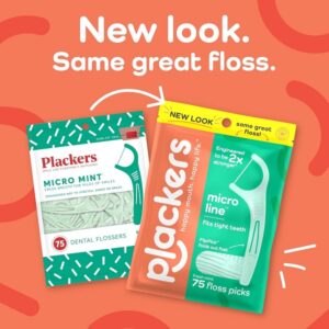 Plackers Micro Mint Dental Flossers, 90 Count (Pack of 3) - Image 3