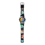 Pokémon Kids' Digital Watch with Silver Bezel, Black Strap, Flashing LED Lights - Official Pokémon Characters on the Dial, Safe for Children - Model: POK3018 - Image 6