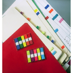 Post-it Flags, Ideal for Marking and Flagging Documents, Assorted Bright Colors, 1/2-Inch Wide, 35/Dispenser, 4-Dispensers/Pack (683-4AB) - Image 7