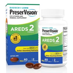 PreserVision Eye Vitamin and Mineral Supplement, Areds 2 Formula, 60 Count - Image 1