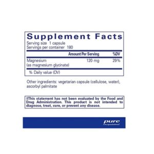 Pure Encapsulations Magnesium (glycinate) 180C - Image 2