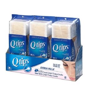 Q-Tips Cotton Swabs, Club Pack 625 Ct, Pack Of 3 - Image 1