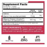 Qunol Mega CoQ10 UBIQUINOL, Superior Absorption, Patented Water- 120 Softgels - Image 3