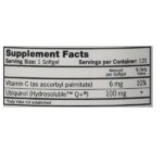 Qunol Mega CoQ10 UBIQUINOL, Superior Absorption, Patented Water- 120 Softgels - Image 4