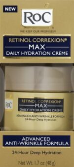 RoC Retinol Correxion Max Daily Hydration Anti-Aging Crme for 24-Hour Deep Hydration, Advanced Anti-Wrinkle Moisturizer Made with Retinol & Hyaluronic Acid, 1.7 oz - Image 2