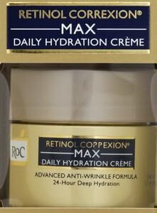 RoC Retinol Correxion Max Daily Hydration Anti-Aging Crme for 24-Hour Deep Hydration, Advanced Anti-Wrinkle Moisturizer Made with Retinol & Hyaluronic Acid, 1.7 oz - Image 2