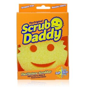 SCRUB DADDY - Scratch Free Cleaning Pot Scrubber Happy FACE Sponge - AS Seen on TV - Shark Tank - Image 1