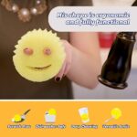 SCRUB DADDY - Scratch Free Cleaning Pot Scrubber Happy FACE Sponge - AS Seen on TV - Shark Tank - Image 3