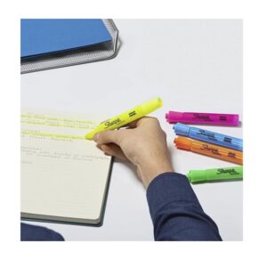 SharpieTank Style Highlighters, Chisel Tip, Assorted, 12 Count - Image 4