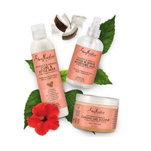 Shea Moisture Coconut & Hibiscus Curling Gel Souffle, 12 Ounce - Image 4