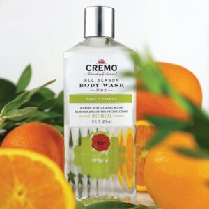 Sage & Citrus, 2 Count: Cremo All Season Body Wash, Sage & Citrus, 16 Oz. 2-Pack - Image 7