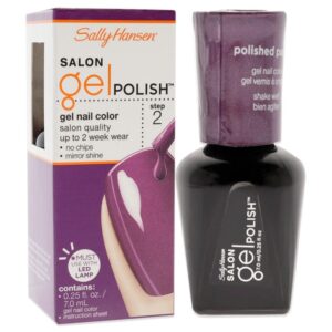 Sally Hansen Salon Gel Nail Polish, Polished Purple, 0.25 Fl Oz (Pack of 1) - Image 3