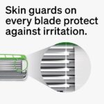 Schick Hydro Sense Sensitive Razors for Men With Shock Absorbent Technology, 1 Razor Handle and 5 Razor Blades Refills - Image 3
