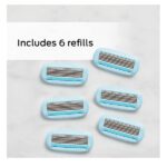 Schick Hydro Silk Hang-In Shower Razor Blade Refills for Women, 6 Count - Image 6