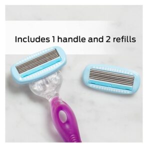 Schick Hydro Silk Razor for Women with 2 Moisturizing Razor Blade Refills - Image 7