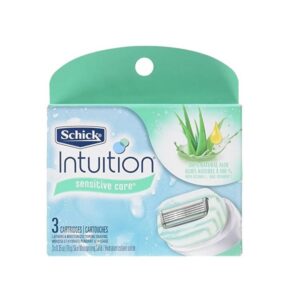 Schick Intuition Sensitive Care Razor Blade Refill Cartridges, 3 Count (Packaging may vary) - Image 1