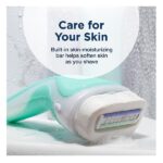 Schick Intuition Sensitive Care Razor For Women With 2 Moisturizing Razor Blade Refills With Natural Aloe - Image 4