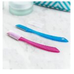 Schick Silk Touch-Up Multipurpose Exfoliating Face Razor and Eyebrow Shaper with Precision Cover, 3 Count - Image 5